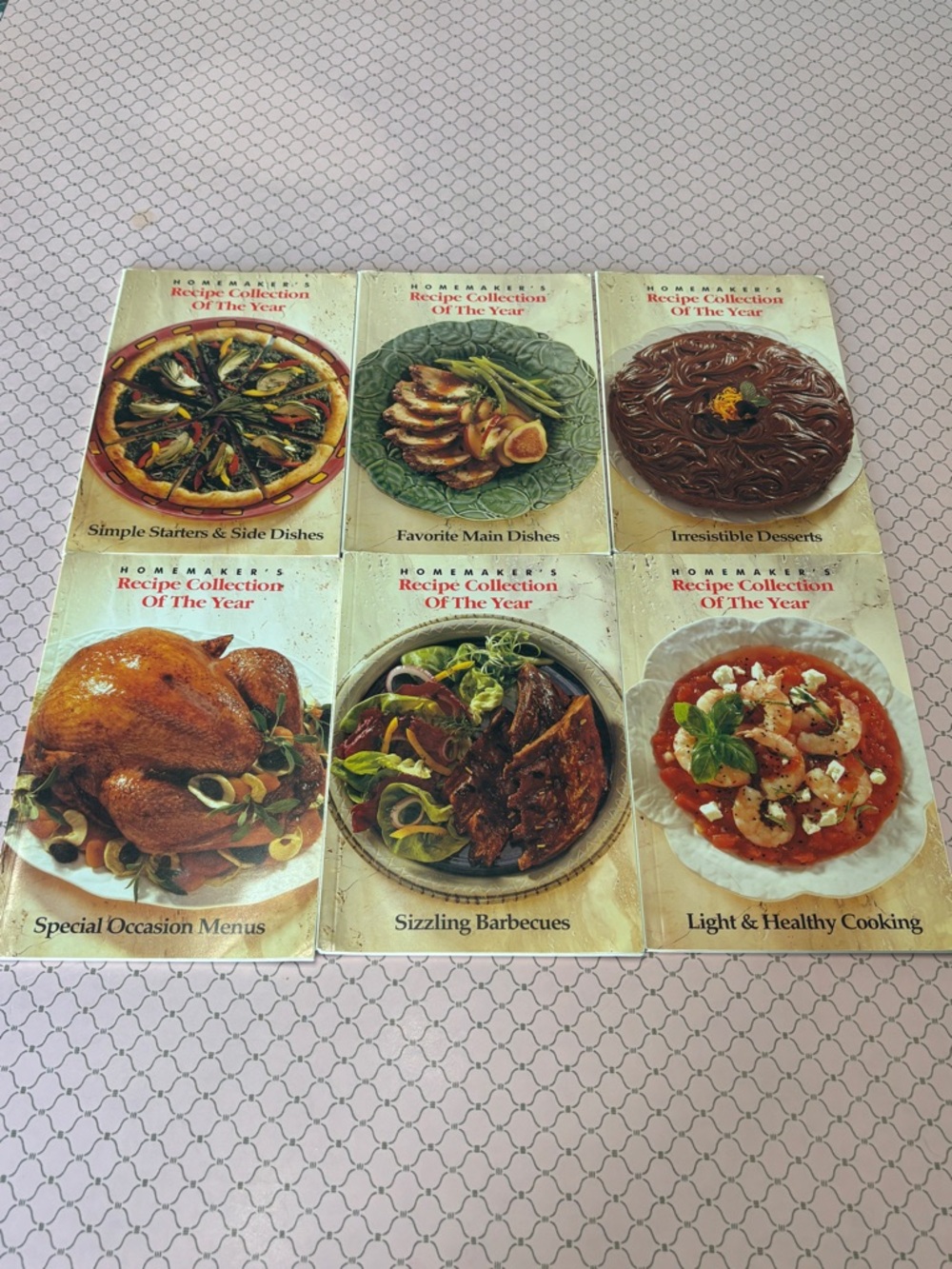 Homemaker’s Magazine 90s  VTG Homemaker's Recipe Collection of the Year Lot Of 6